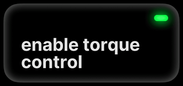 enable torque control, on